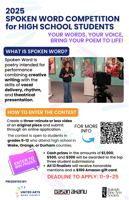 2025 Spoken Word Competition for High School Students